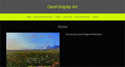 Desktop Screenshot of carolgrigsbyart.com