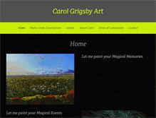 Tablet Screenshot of carolgrigsbyart.com